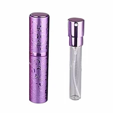 Womens Travel Refillable Rotation Empty Atomiser Spray Perfume Bottle 10ML