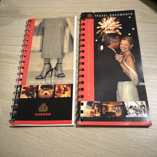 Cunard. Queen Elizabeth 2, QE2. Travel Documents