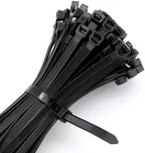 100 BLACK NYLON CABLE ZIP TIES Heavy Duty UV Resistant 4 6 8 10 12 15 18 24 & 36