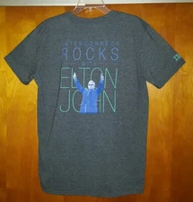 2016 IBM Interconnect ROCKS with ELTON JOHN Concert Uni sex T-Shirt Size L