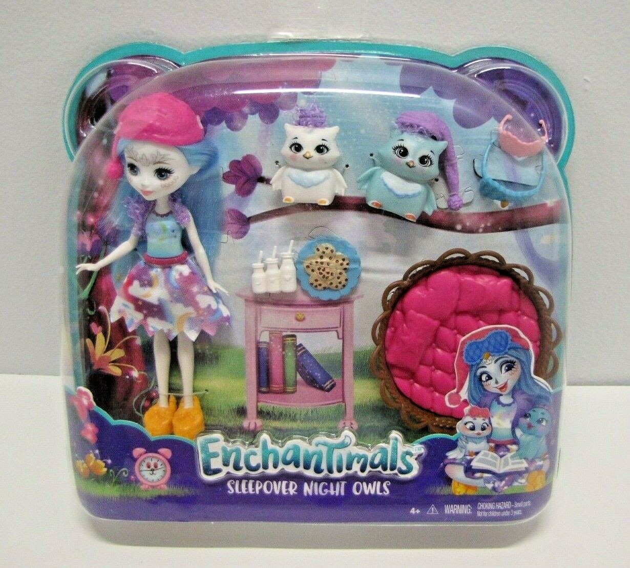 enchantimals sleepover night owl dolls