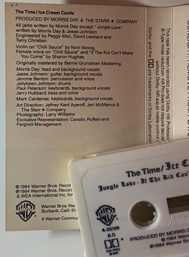 The Time - Ice Cream Castle (1984) USA, AR Cassette - 9 25109-4 - Picture 7 of 8