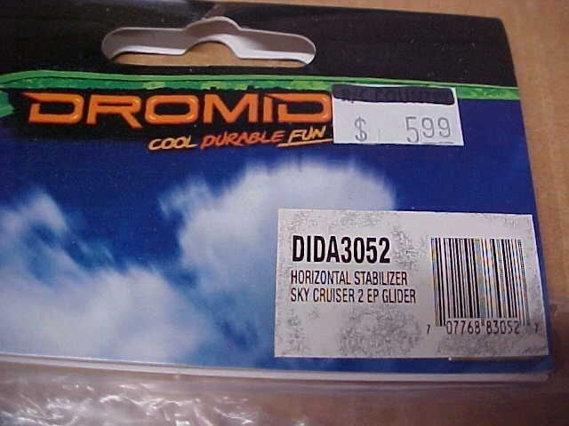 DROMIDA DIDA3052 = HORIZONTAL STABILIZER: SKY CRUISER 2 EP GLIDER (NEW) - Image 2 of 2