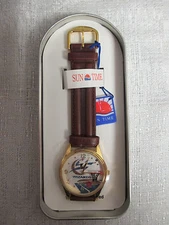 Mens Sun Time Washington Wizards Basketball NBA Floater Sports Watch