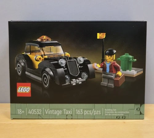 Lego Icons Vintage Taxi 40532 Retired Set