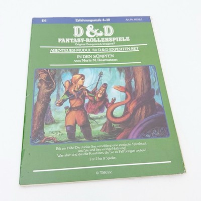 D&D Dungeons & Dragons In den Sümpfen Abenteuer E6 Deutsch Neu in Folie