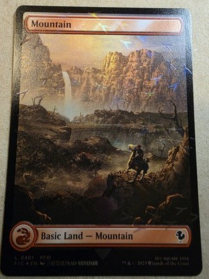 Mountain - #481 (Chocobo Track Foil) Commander: Final Fantasy - Mtg