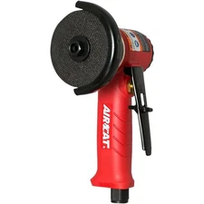 AirCat 6525-A Inline Cut-Off Tool w/ Adjustable Guard Small 3" Red & Black