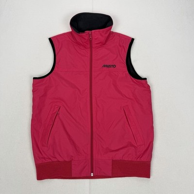 Musto Snugs Gilet Jacke Fleece Rosa Polartec Weste Mantel Gr. UK 10