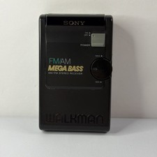 Sony Walkman SRF-60 AM/FM Portable Radio Mega Bass Tested & Working