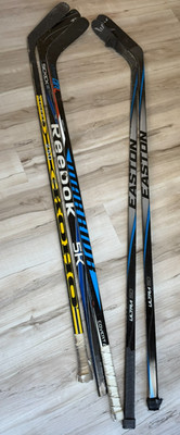 Hockey Stick Lot 5 PC Warrior Covert QRL Easton Ultra Reebok Koho Right/ Left