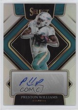 2021 Panini Select Signatures /299 Preston Williams #SIP-PWI Auto 0su2