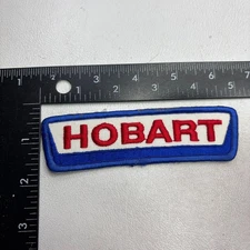 Vintage HOBART Food Service Equipment Embroidered Patch 47D4