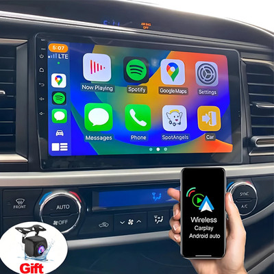 CarPlay Android13 For Toyota Highlander 2014-2019 Car Radio Stereo GPS Navi Wifi