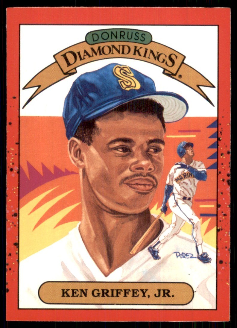 1990 Donruss Diamond Kings #4 Ken Griffey Jr. Mariners baseball card