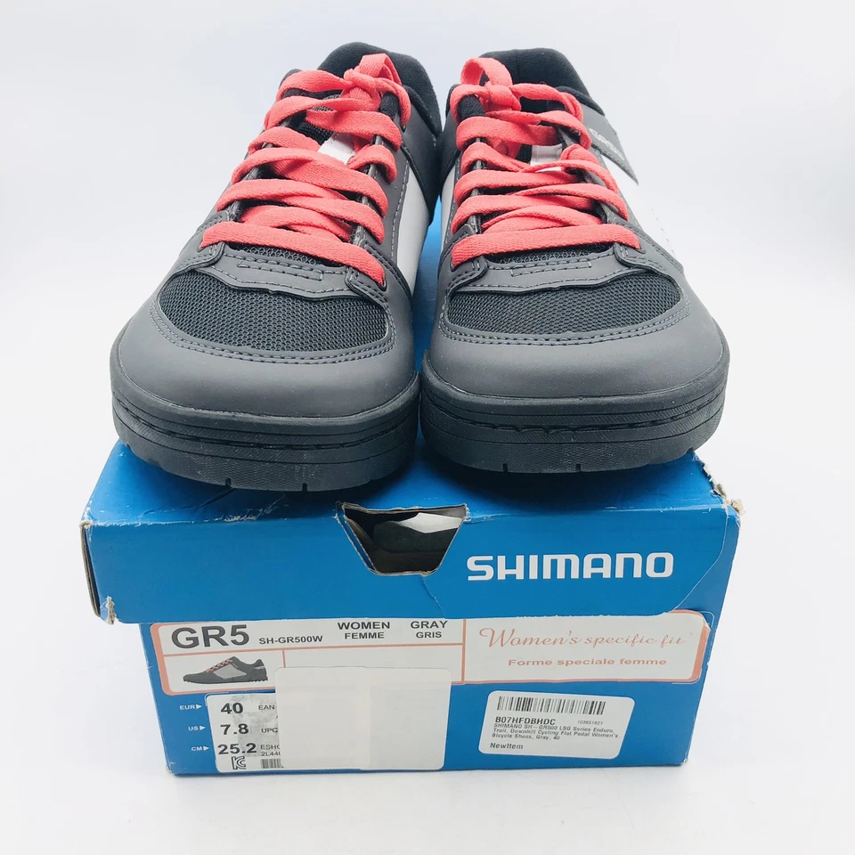 Shimano GR5 SH-GR500W Flat Women Cycling Shoes- Gray-Size EU:40, US:7.8 - Image 4 of 4