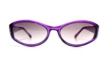 Nine West 9W Purple Oval Wrap Frame Sunglasse...