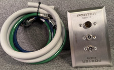 Porter Parker 6258-1B Dental Nitrous Triplex Cabinet Outlet Station W/ Gas Hoses