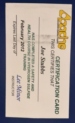 Vintage Oilfield Business Card Apache Corporation Oil And Gas Midland Texas