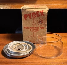 PYREX Glass Percolator Basket Strainer Empty Box Miscellaneous Replacement Parts