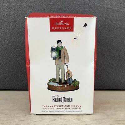 2024 Hallmark Keepsake The Caretaker And His Dog Disney The Haunted Mansion