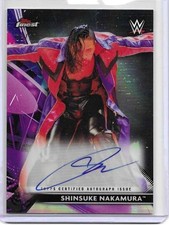 2021 TOPPS FINEST WWE GOLD REFRACTOR PARALLEL ROSTER AUTO SHINSUKE NAKAMURA /10