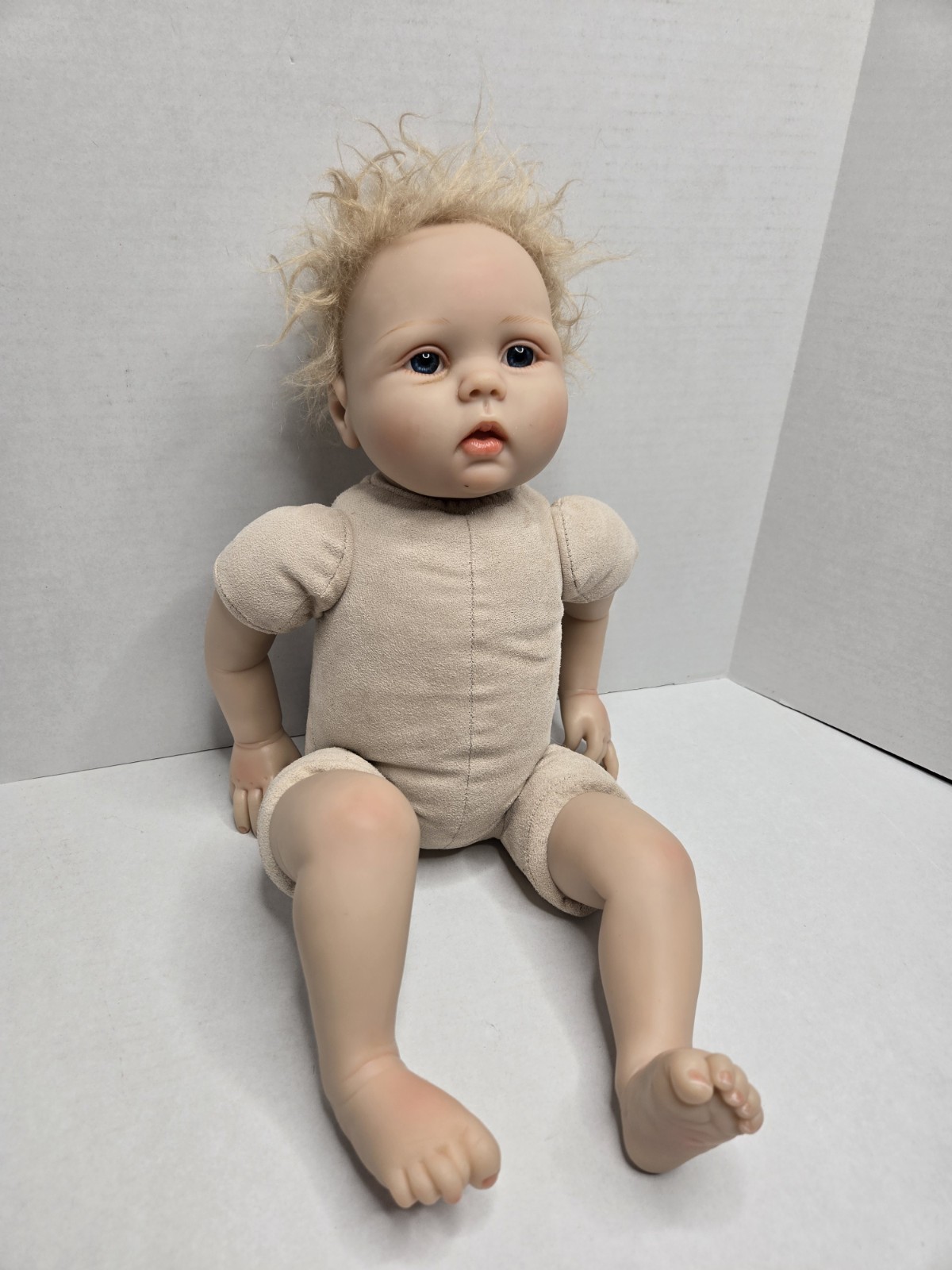 NPK Collection 19-20" Reborn Baby Doll Plush Torso Silicone 