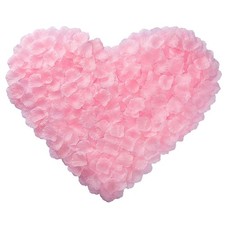 3000 PCS Pink Artificial Silk Rose Petals for Romantic Night, Wedding, Party,...