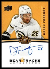 2023-24 Upper Deck Boston Bruins Centennial Bear Tracks Autographs Derek Forbort