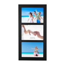 5x7 Collage Picture Frames, 3-Opening Photo Frame, Fits Three 5x7 Pictures, M...