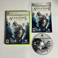 Assassin's Creed (Microsoft Xbox 360, 2007) rated M With Manual Tested