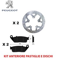 KIT BelÄGe UND Scheiben Vorne Peugeot Satelis 400 Urban Nissin 2008 2012