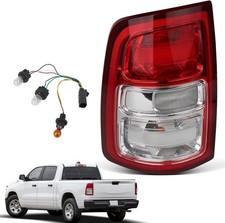 19-23 Dodge Ram 2500 3500 Halogen Tail Light Red Bezel Left Driver 68361715AD