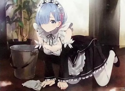 Kadokawa Re:Zero Rem B2 Anime Poster Folded 20x28in 2017 Release