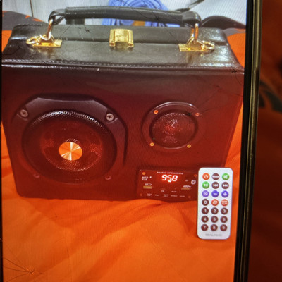 Retro Radio MP3 Bluetooth USD AUX Handtasche Kunstleder Neu mit Schultergurt