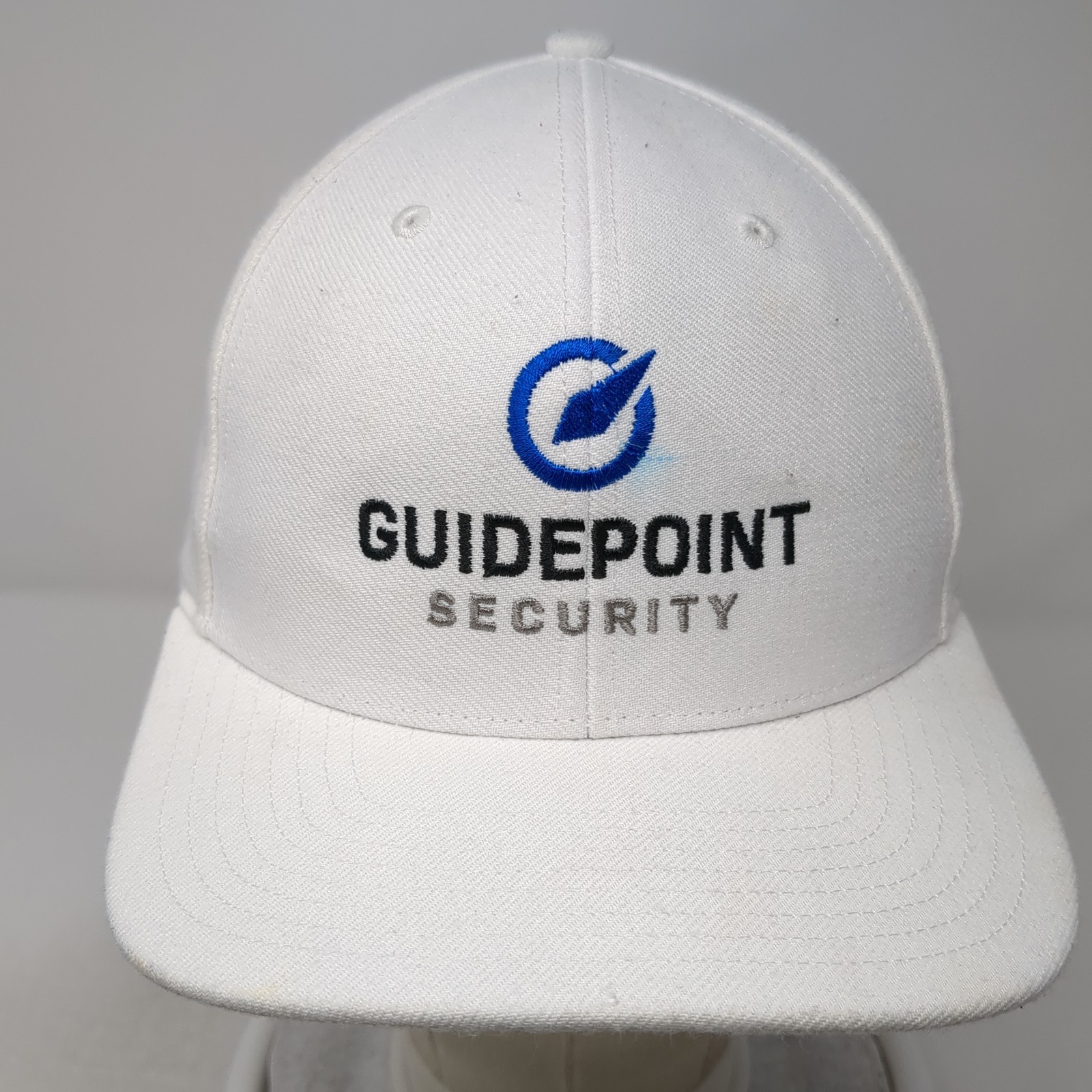 Guidepoint Security Strapback Baseball Cap White … - image 2