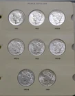 1921-1935 $1 PEACE SILVER DOLLAR SET