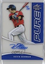2015 Leaf Trinity Pure Blue 15/25 Kevin Newman #P-KN1 Auto 2a9