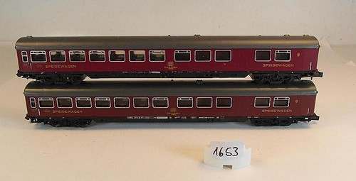 Minitrix Spur N 1/160 Speisewagen-Set der DSG 4-achsig der DB #1653 | Zustand: Gebraucht