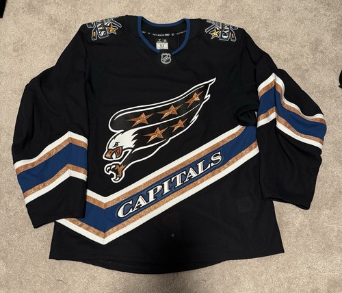 Washington Capitals Screagle Fanatics Authentic Pro MiC Jersey Size 52