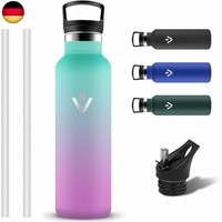 Grsta Trinkflasche Edelstahl, Bpa-Frei Trinkflasche 750Ml, Auslaufsicher