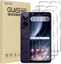 3 Pack Tempered Glass Screen Protectors Compatible with Cricket Icon plus 2026/A