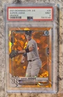 2021 BOWMAN CHROME SAPPHIRE EDITION 25 AARON JUDGE ORANGE /75 PSA 9