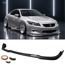 For 2008-2010 Honda Accord Coupe 2dr 1pc Pu Front Bumper Lip Spoiler Splitter
