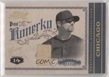 2011 Playoff Prime Cuts Century Gold Materials 4/25 Paul Konerko #39 0c6