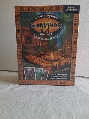 SURVIVOR: THE TRIBE HAS SPOKEN GAME BOX FACTORY SEALED