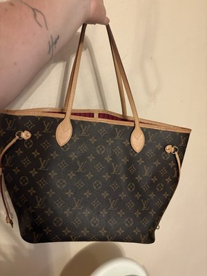 Louis Vuitton Neverfull MM Monogram aus 2019. Pochette nicht dabei.