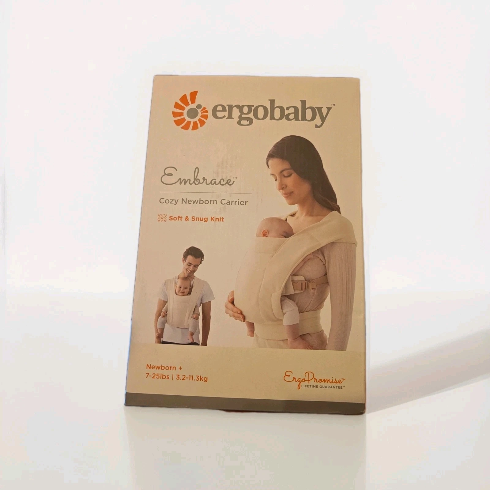 Ergobaby Embrace Cozy Knit Newborn Carrier for Babies - Cream
Opens in a new window or tab