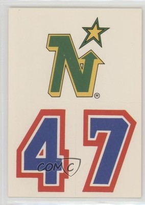 1987 Topps Stickers Minnesota North Stars Team (Uniform Number Below Logo) 1i8
