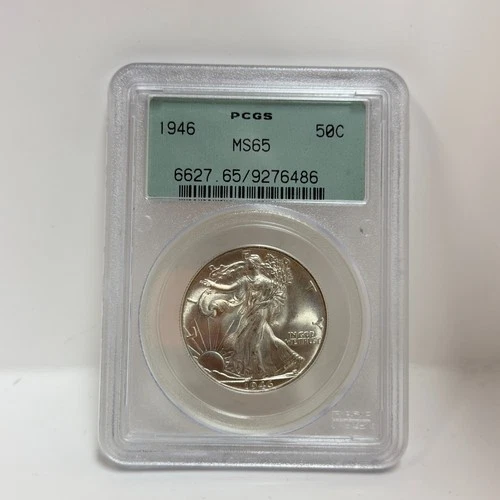 1946 Walking Liberty Silver Half Dollar 50C PCGS MS64